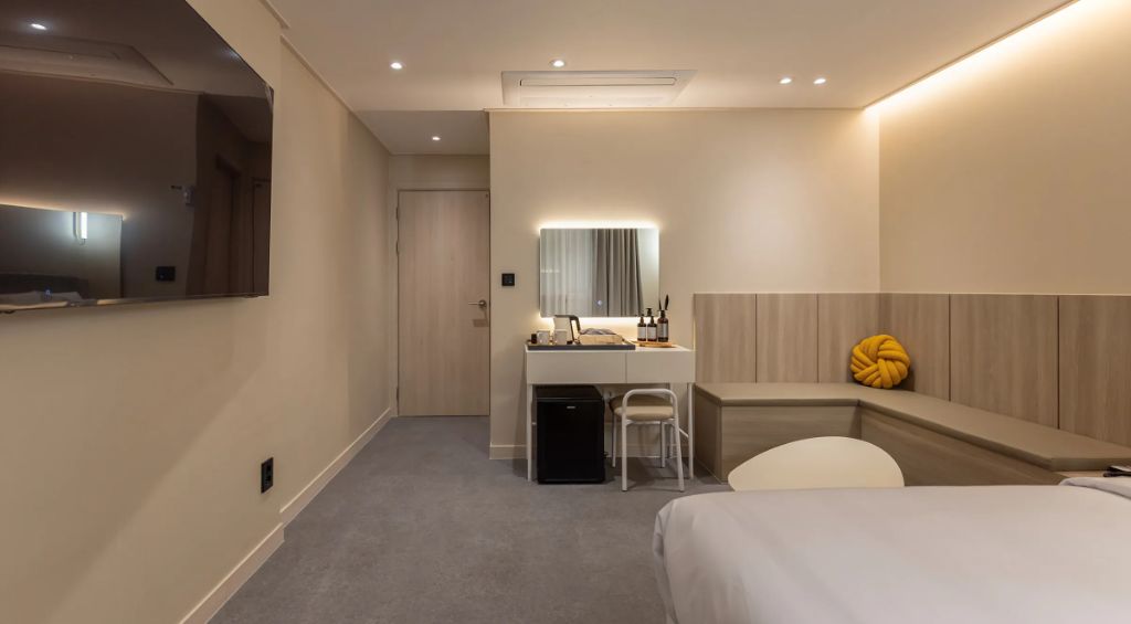 어트랙션 온천욕 객실 전체 뷰