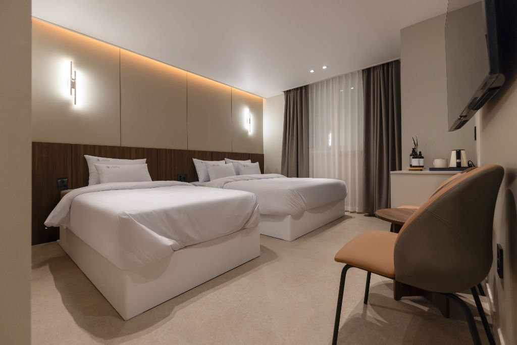 트윈 온천욕 객실